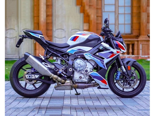Comprare Carena Moto BMW S1000R 2021-2025 - Bianco Azzurro Chiaro Scuro Rosso