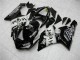 Comprare Carena Moto Kawasaki ZX6R 2005-2006 - Nero Lucido Bianco West