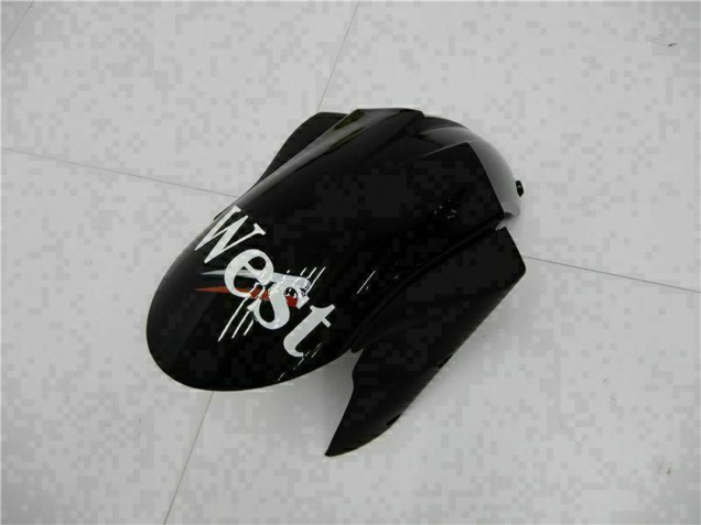 Comprare Carena Moto Kawasaki ZX6R 2005-2006 - Nero Lucido Bianco West