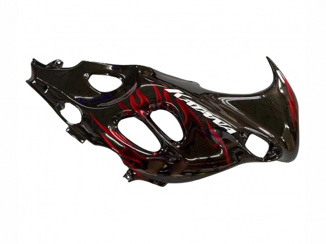 Comprare Carena Moto Suzuki GSX600F/GSX750F 2004-2006 - Nero Lucido Rosso Fiamma