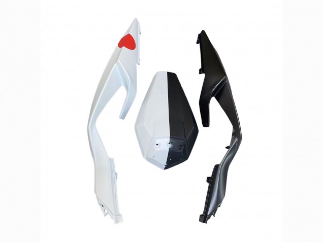 Comprare Carena Moto Kawasaki ZX6R 2023-2025 - Nero Bianco Fiore