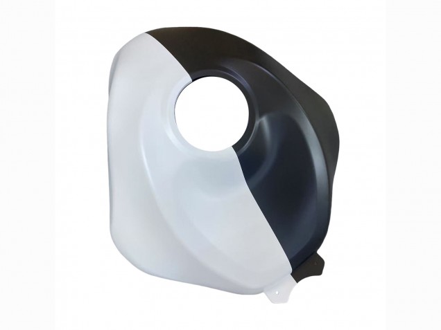 Comprare Carena Moto Kawasaki ZX6R 2023-2025 - Nero Bianco Fiore