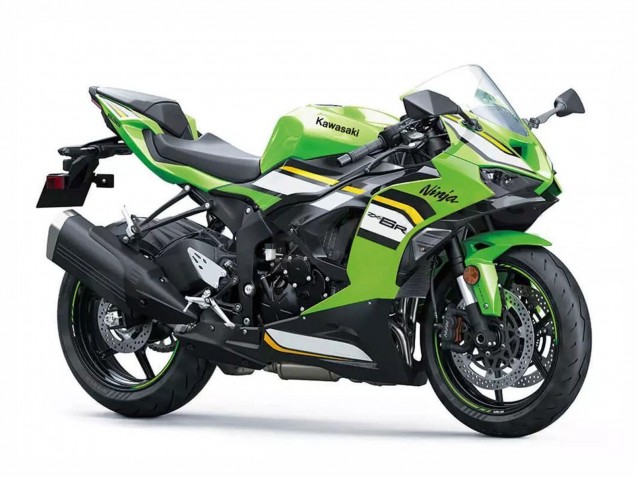 Comprare Carena Moto Kawasaki ZX6R 2023-2025 - Verde Bianco Nero Ninja