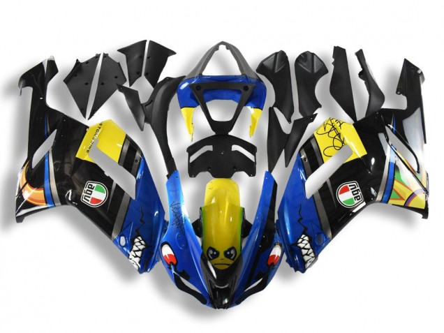 Comprare Carena Moto Kawasaki ZX6R 2007-2008 - Blu Squalo
