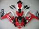 Comprare Carena Moto Suzuki GSXR 600 / GSXR 750 2006-2007 - Bianco Rosso Nero Lucido