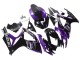 Comprare Kit Carena Moto Suzuki GSXR 600 / GSXR 750 2006-2007 - Viola Nero Lucido