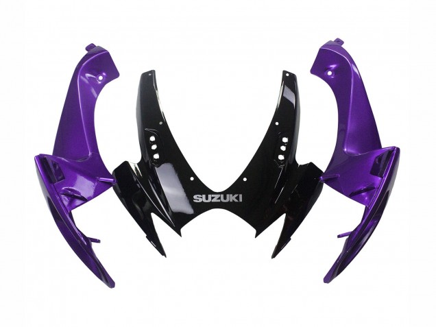Comprare Kit Carena Moto Suzuki GSXR 600 / GSXR 750 2006-2007 - Viola Nero Lucido