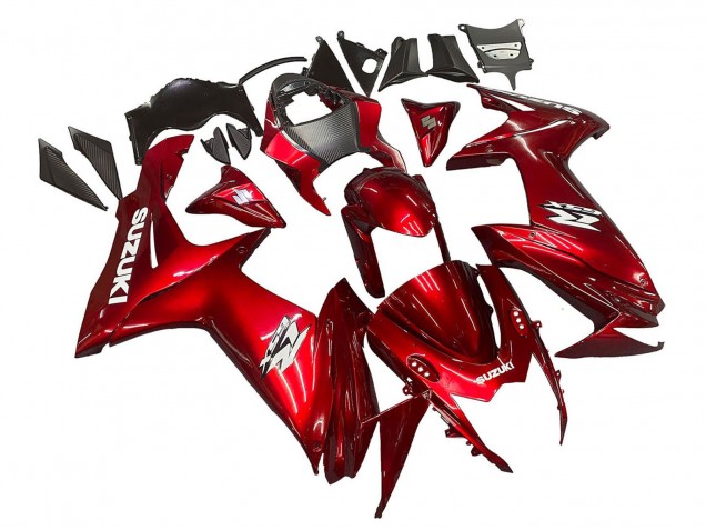 Comprare Carena Moto Suzuki GSXR 600 / GSXR 750 2011-2024 - Rosso Bianco Decal