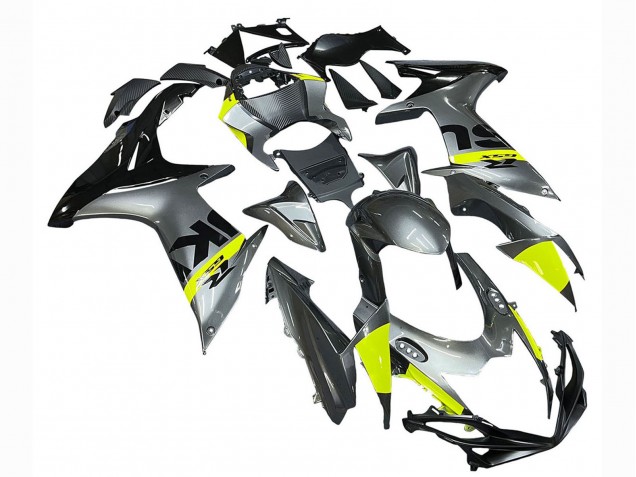 Comprare Carena Moto Suzuki GSXR 600 / GSXR 750 2011-2024 - Argento Giallo Nero