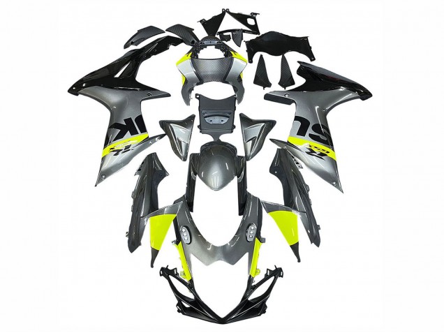Comprare Carena Moto Suzuki GSXR 600 / GSXR 750 2011-2024 - Argento Giallo Nero