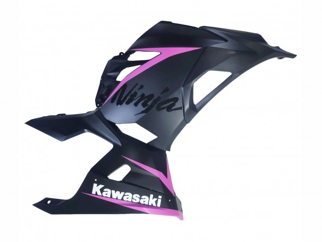 Comprare Carena Moto Kawasaki Ninja 400 2018-2024 - Nero Opaco Rosa