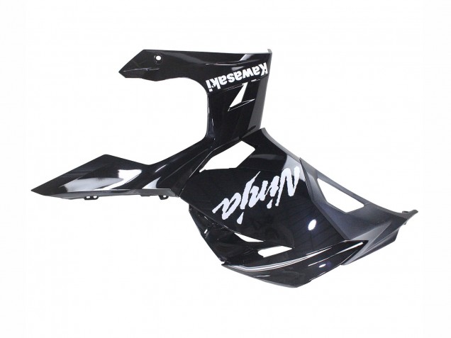 Comprare Carena Moto Kawasaki Ninja 400 2018-2024 - Nero Lucido Nero Opaco Bianco Decals