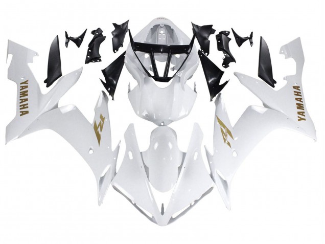 Comprare Carena Moto Yamaha YZF 1000 R1 2004-2006 - Bianco Oro Decals