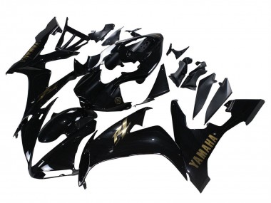 Comprare Carena Moto Yamaha YZF 1000 R1 2004-2006 - Nero Lucido Oro Decals
