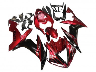Comprare Carena Moto Yamaha YZF 1000 R1 2004-2006 - Rosso Nero Lucido
