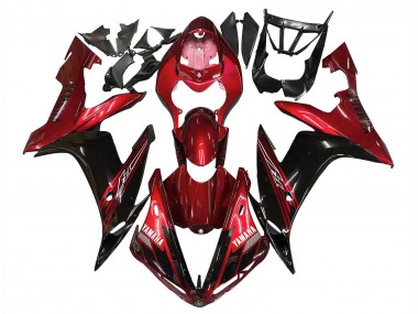 Comprare Carena Moto Yamaha YZF 1000 R1 2004-2006 - Rosso Nero Lucido