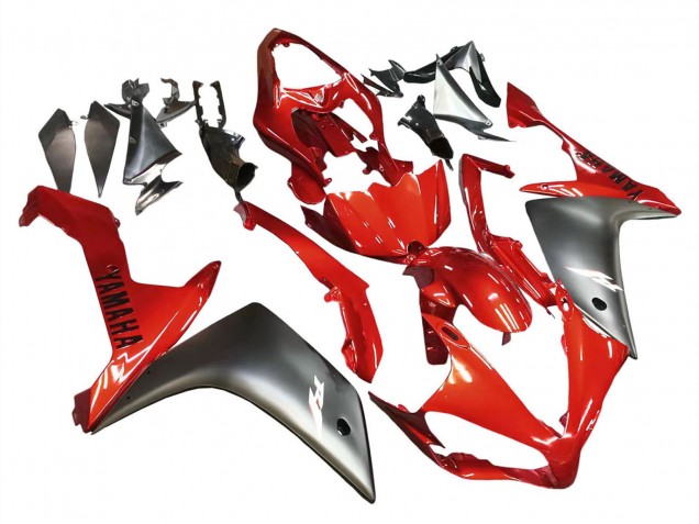 Comprare Carena Moto Yamaha YZF 1000 R1 2007-2008 - Rosso Nero Opaco