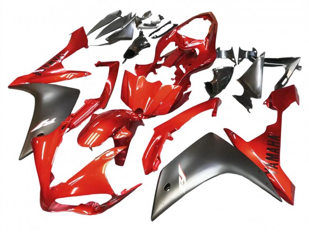 Comprare Carena Moto Yamaha YZF 1000 R1 2007-2008 - Rosso Nero Opaco