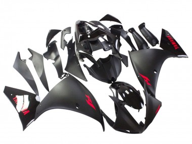 Comprare Carena Moto Yamaha YZF 1000 R1 2009-2011 - Nero Opaco Rosso Decal
