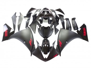 Comprare Carena Moto Yamaha YZF 1000 R1 2009-2011 - Nero Opaco Rosso Decal