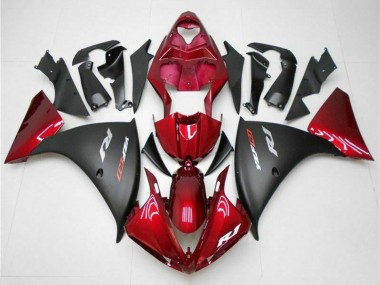 Comprare Carena Moto Yamaha YZF 1000 R1 2009-2011 - Rosso Nero Opaco