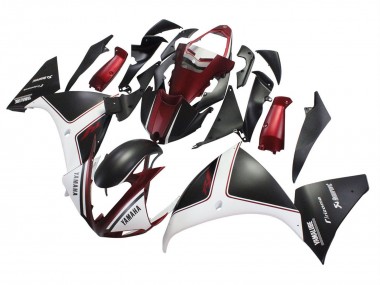 Comprare Carena Moto Yamaha YZF 1000 R1 2009-2011 - Rosso Bianco Nero Opaco