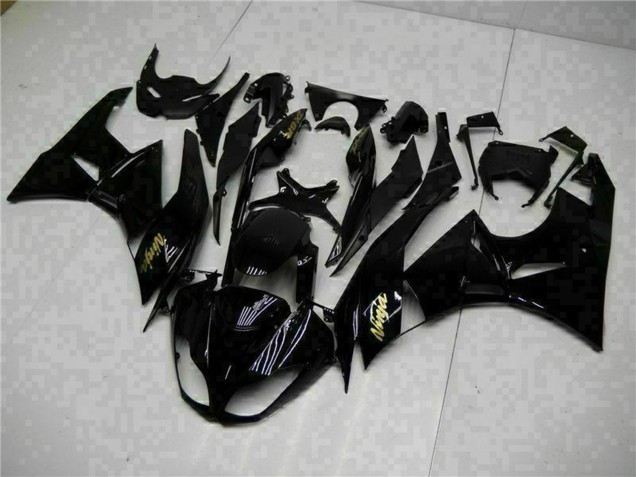 Comprare Carena Moto Kawasaki ZX6R 2009-2012 - Nero Lucido Oro Ninja