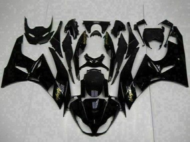 Comprare Carena Moto Kawasaki ZX6R 2009-2012 - Nero Lucido Oro Ninja