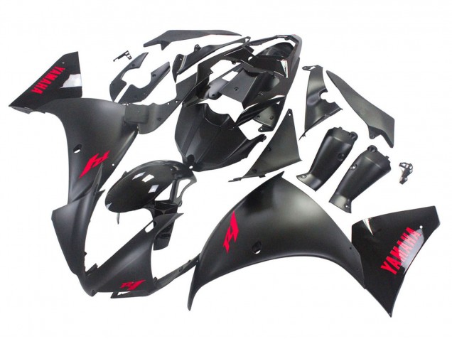 Comprare Carena Moto Yamaha YZF 1000 R1 2012-2014 - Nero Lucido Nero Opaco Rosso