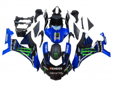 Comprare Carena Moto Yamaha YZF 1000 R1 2015-2019 - Blu Nero Opaco Verde Mostro ENEOS