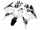 Comprare Carena Moto Yamaha YZF R6S 2006-2009 - Bianco Nero Lucido