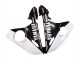 Comprare Carena Moto Yamaha YZF R6S 2006-2009 - Bianco Nero Lucido
