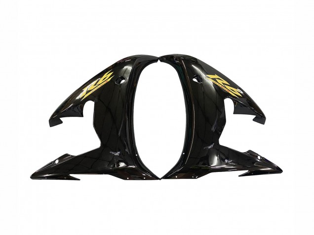 Comprare Carena Moto Yamaha YZF R6S 2006-2009 - Nero Lucido Oro Decals