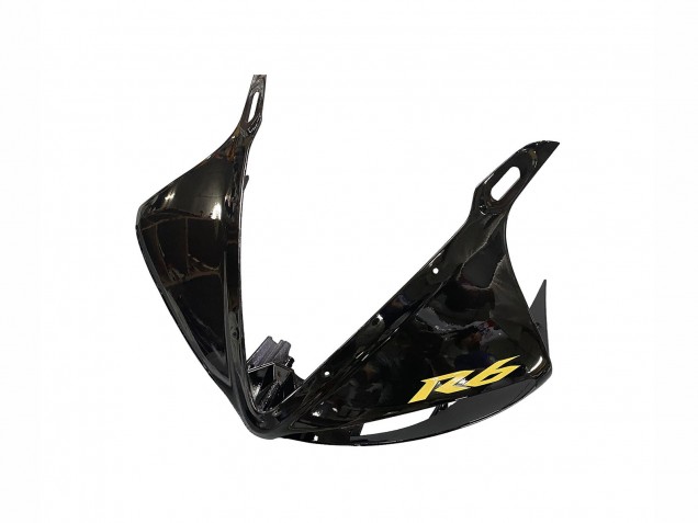 Comprare Carena Moto Yamaha YZF R6S 2006-2009 - Nero Lucido Oro Decals