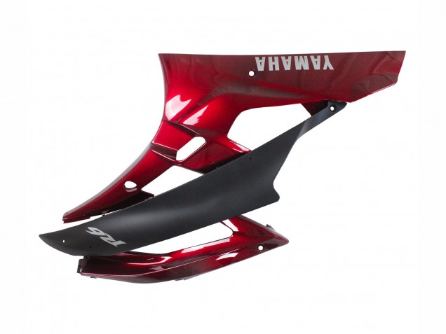 Comprare Carena Moto Yamaha YZF 600 R6 2006-2007 - Rosso Nero Opaco