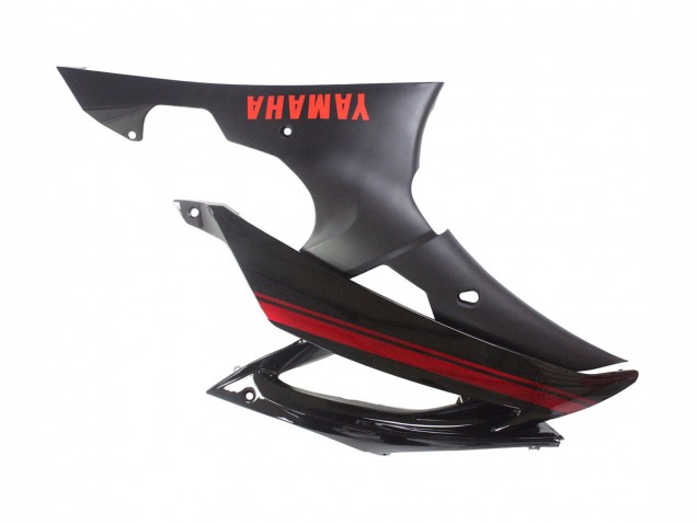 Comprare Carena Moto Yamaha YZF 600 R6 2008-2016 - Nero Lucido Nero Opaco Rosso Banda
