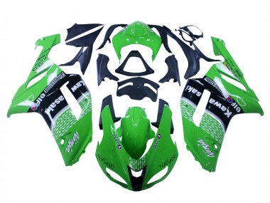 Comprare Carena Moto Kawasaki ZX6R 2007-2008 - Verde Nero Ninja