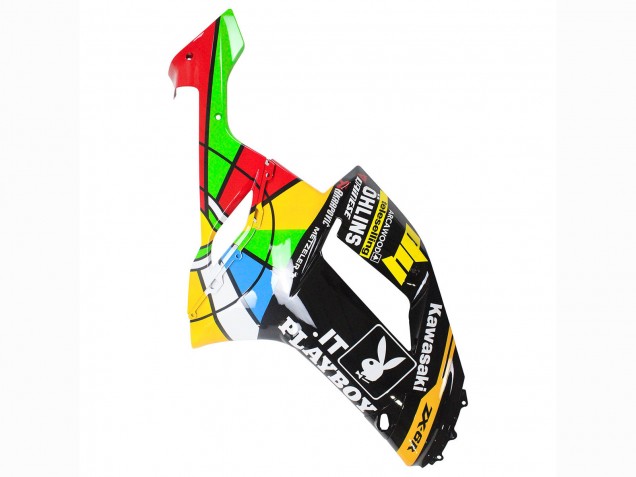 Comprare Carena Moto Kawasaki ZX6R 2007-2008 - Colorato Playboy 223