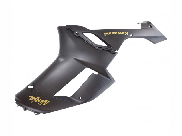 Comprare Carena Moto Kawasaki ZX6R 2007-2008 - Nero Opaco Giallo Logo Ninja
