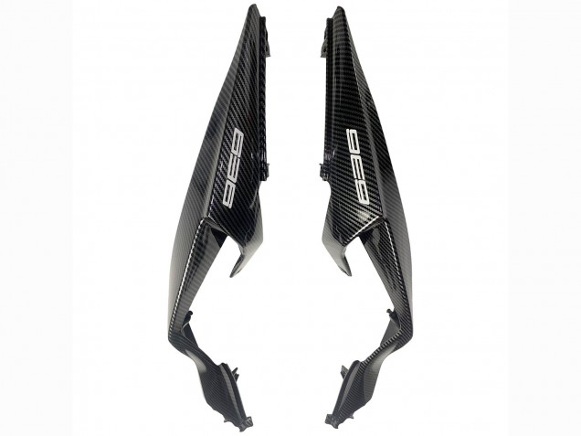 Comprare Carena Moto Kawasaki ZX6R 2019-2022 - Bianco Nero Fibra di Carbonio