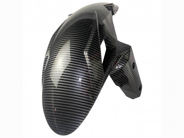Comprare Carena Moto Kawasaki ZX6R 2019-2022 - Bianco Nero Fibra di Carbonio