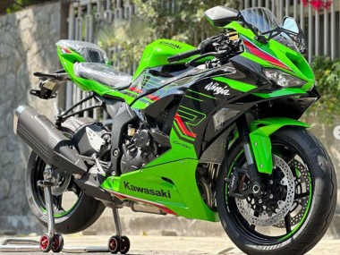 Comprare Carena Moto Kawasaki ZX6R 2019-2022 - Verde Nero Lucido Rosso
