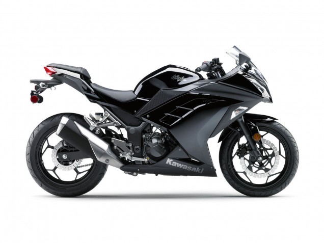 Comprare Carena Moto Kawasaki EX300 2013-2024 - Nero Lucido Nero Opaco