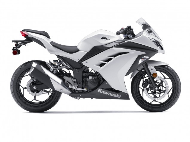 Comprare Carena Moto Kawasaki EX300 2013-2024 - Bianco Nero