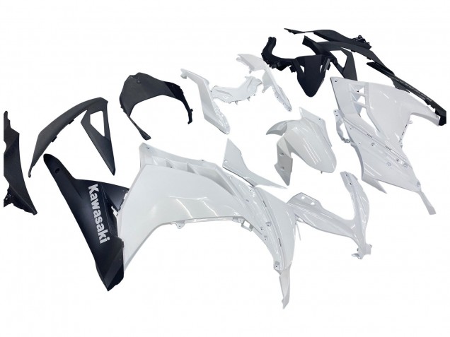 Comprare Carena Moto Kawasaki EX300 2013-2024 - Bianco Nero
