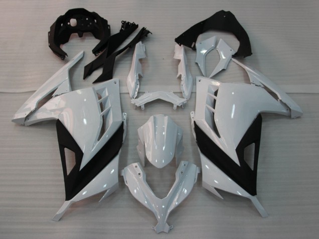 Comprare Carene Moto Kawasaki EX300 2013-2017 - Lucido Bianco Nero