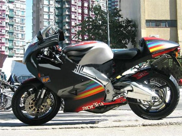 Comprare Carena Moto Aprilia RS125 2000-2005 - Nero Rosso Argento