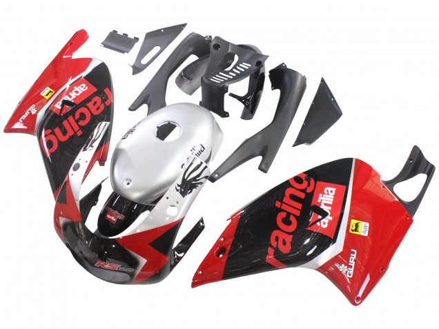 Comprare Carena Moto Aprilia RS125 2000-2005 - Rosso Nero Argento Corsa