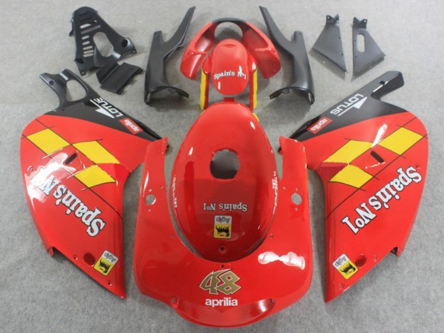 Comprare Carena Moto Aprilia RS125 2000-2005 - Rosso Giallo Nero Spains No1