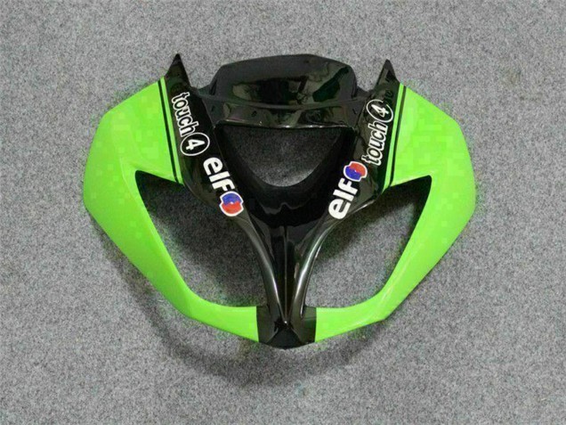 Comprare Carena Moto Kawasaki ZX6R 2009-2012 - Verde Nero Lucido Elf Touch4 Bridgestone